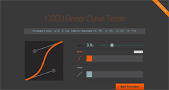 Desktop Screenshot of css3beziercurve.net